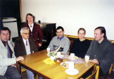Su kolegomis sjungos reikalus aptaria R. Kudaras (antras i kairs)