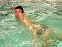 Vilnietis L.Balsys pirmą kartą tapo LASF plaukimo čempionu. Autoriaus nuotr. 