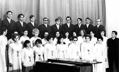 Aklj choras Vilnius 1970 m. 