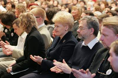 "Perliuk" koncertas pradiugino Prezident D. Grybauskait