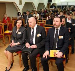 Konferencijoje dalyvavo LR kultros ministras A.Gelnas (deinje)